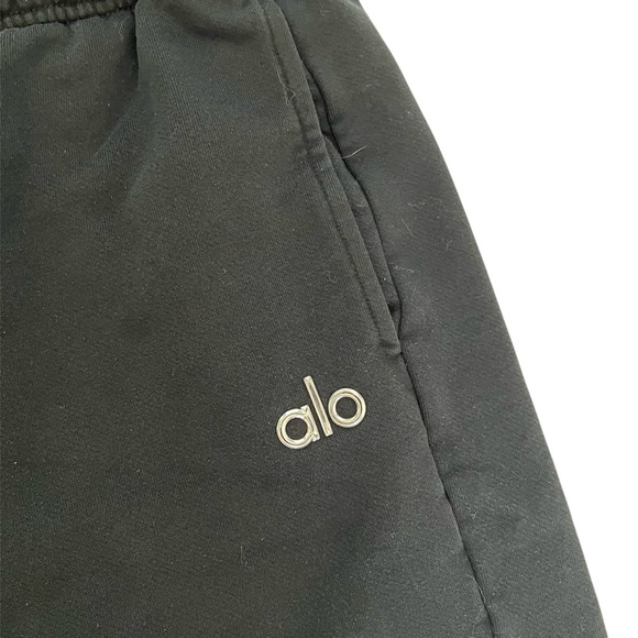 Alo Black Accolade Sweatpants, Size Small - Picture 4 of 10